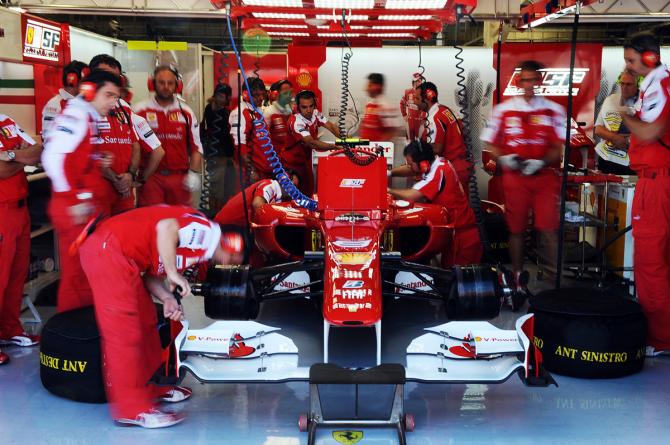 Stáj Ferrari a Fernando Alonso
