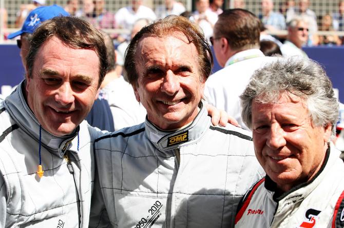 Nigel Mansell, Emerson Fittipaldi, Mario Andretti