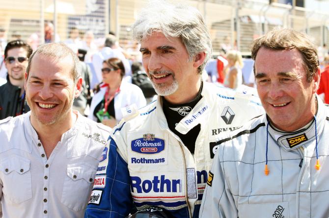Jacques Villeneuve, Damon Hill, Nigel Mansell