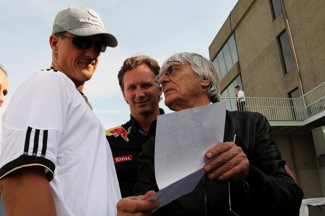 Michael Schumacher, Bernie Ecclestone